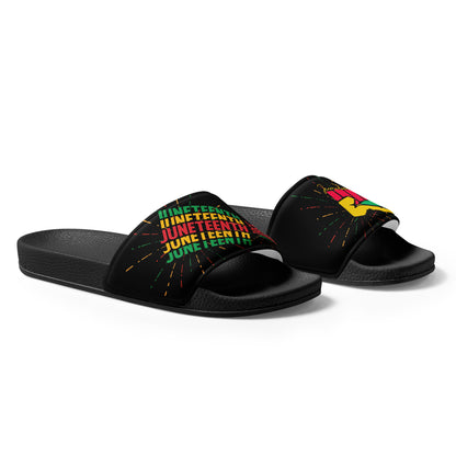 Juneteenth Pride Men's slides